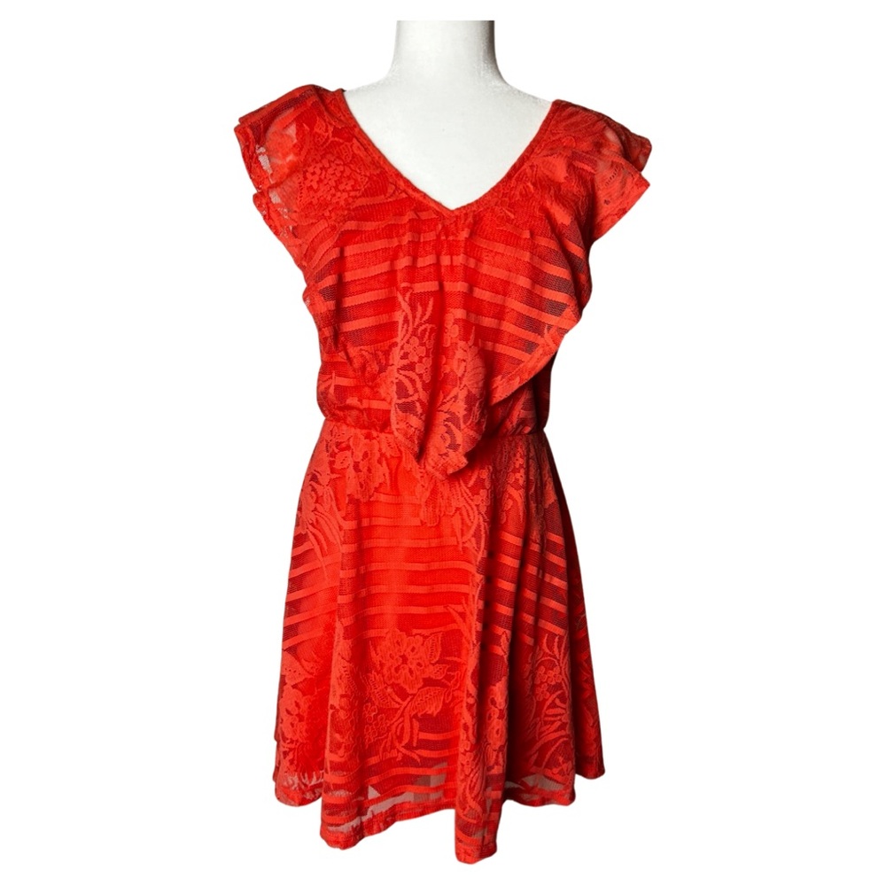 Charlotte Russe ruffle lace dress